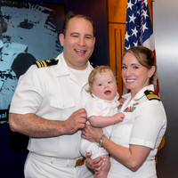 Logan LaPorte Promotion Ceremony. National Archives and Navy Memorial. Washington, DC